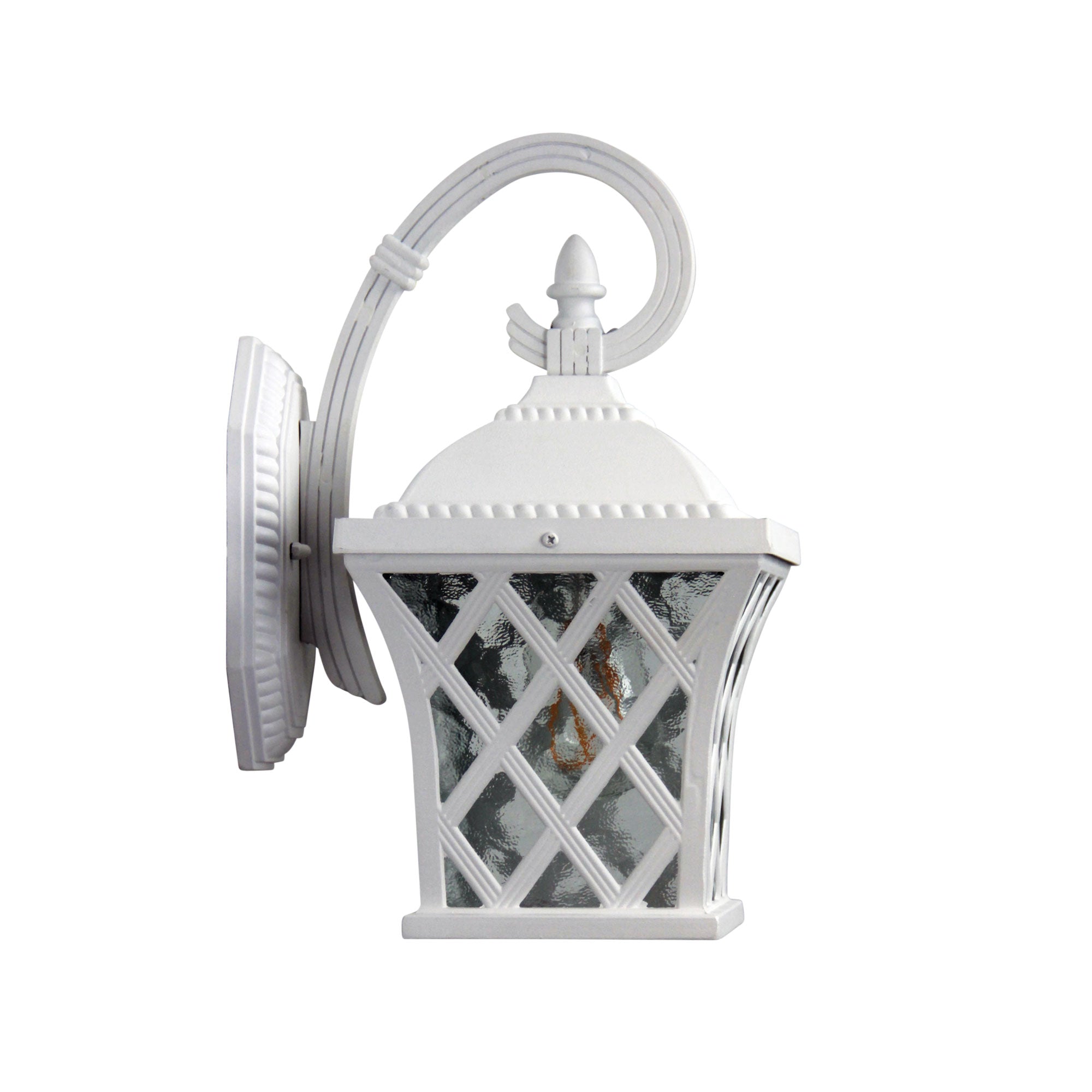 Fairview Traditional Outdoor Coach Light White