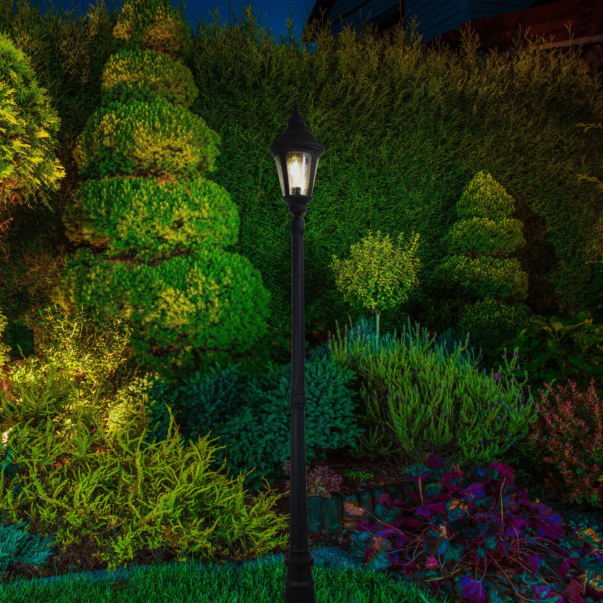 Bristol Black E27 IP44 Traditional Outdoor Post Light
