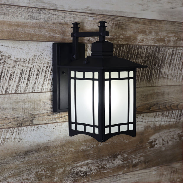 Horsham Black E27 IP44 Outdoor Coach Light