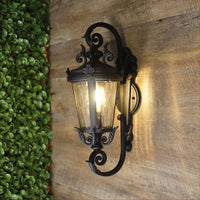 Thumbnail for Albion Black E27 IP44 Traditional Outdoor Coach Light