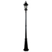 Albion Black E27 IP44 Traditional Outdoor Post Light