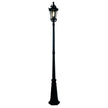 Albion Black E27 IP44 Traditional Outdoor Post Light