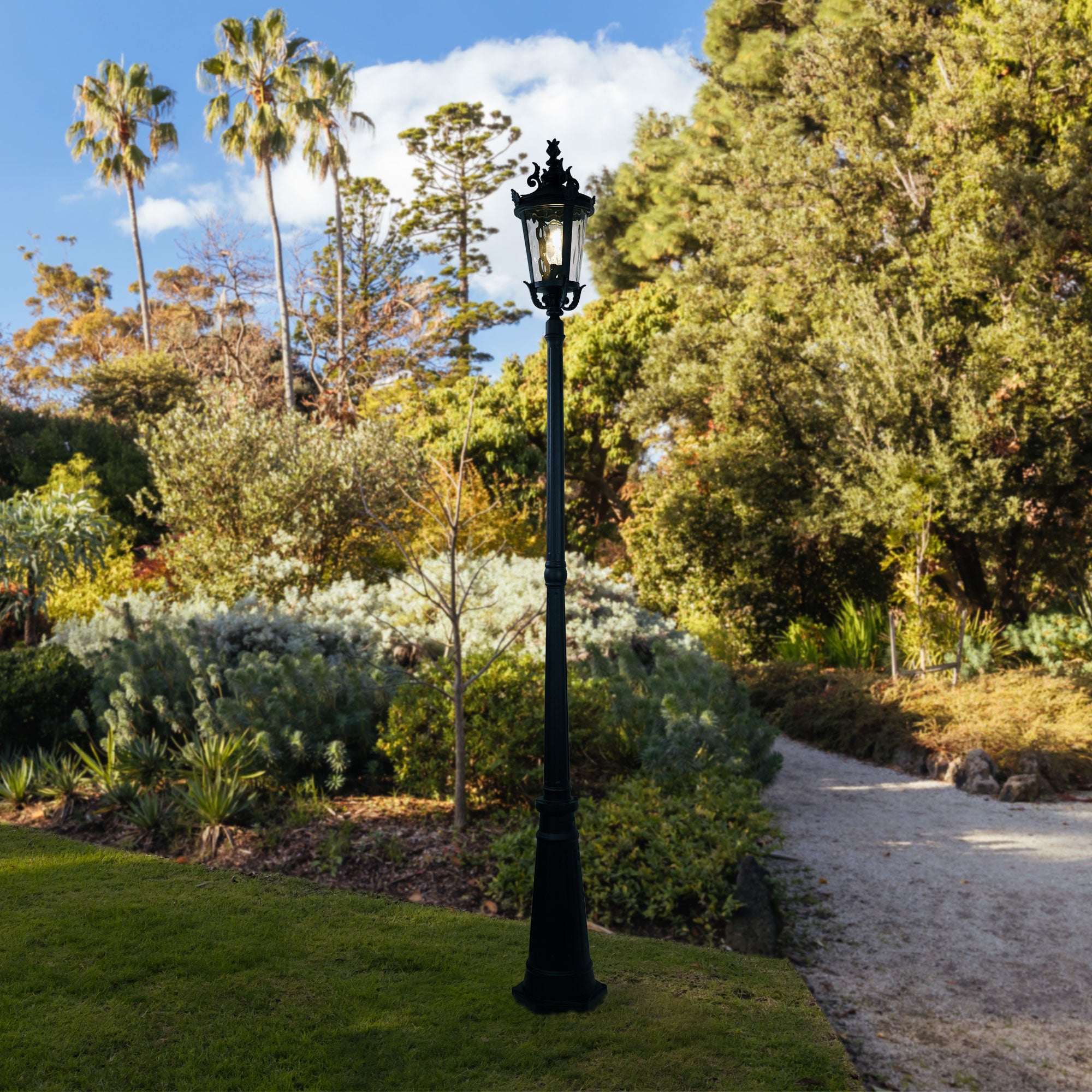 Albion Black E27 IP44 Traditional Outdoor Post Light