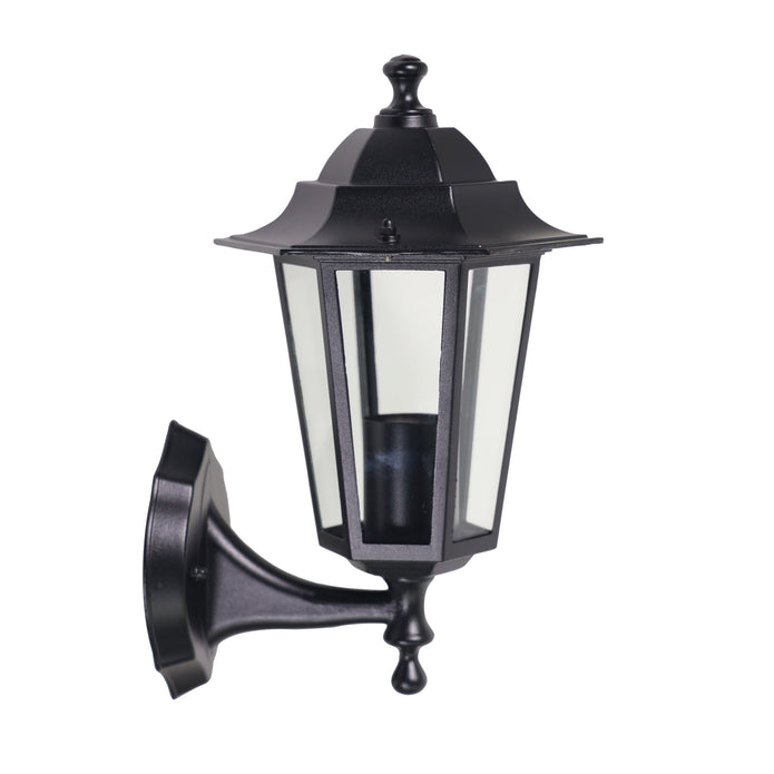 Ascot Traditional Outdoor Wall Light in Black