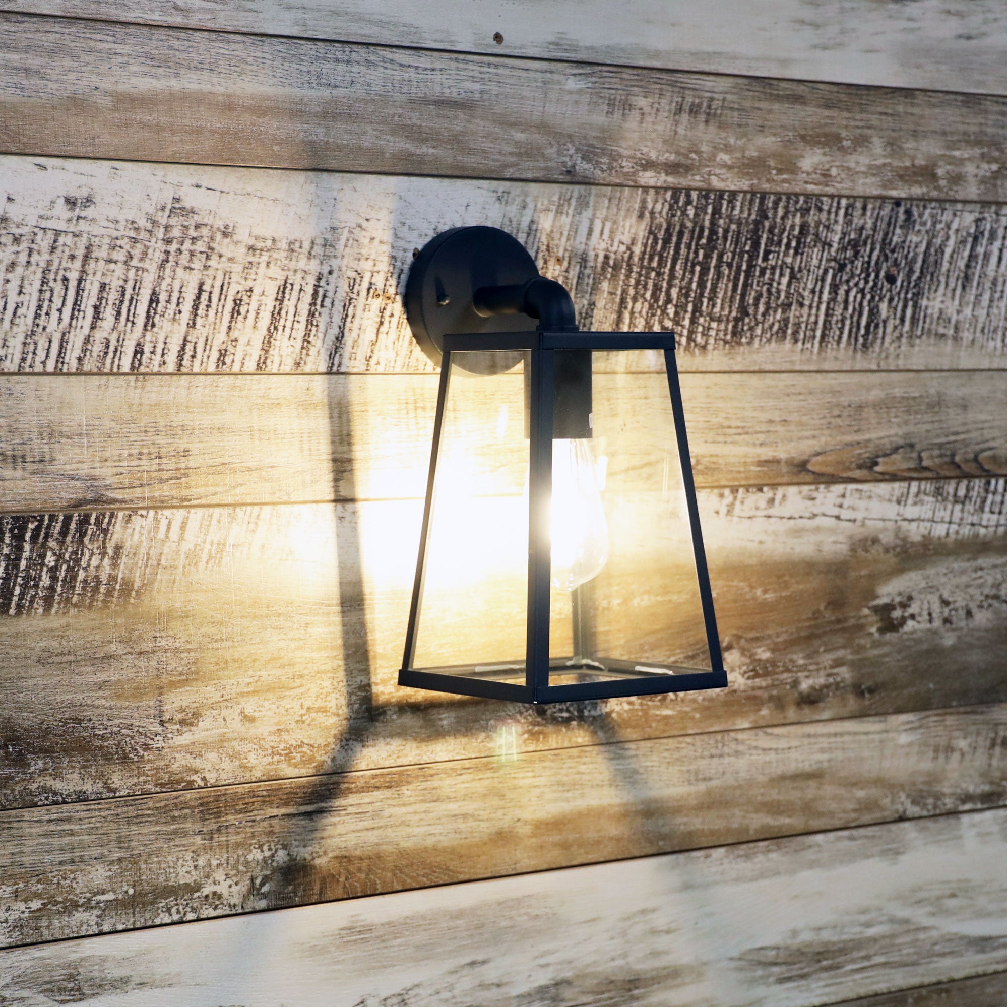 North Graphite E27 IP44 Outdoor Wall Light