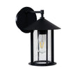 Holford Black E27 IP44 Outdoor Wall Light