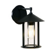 Holford Black E27 IP44 Outdoor Wall Light
