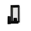 Portico Black E27 IP44 Outdoor Wall Light