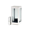 Portico White Outdoor Wall Light