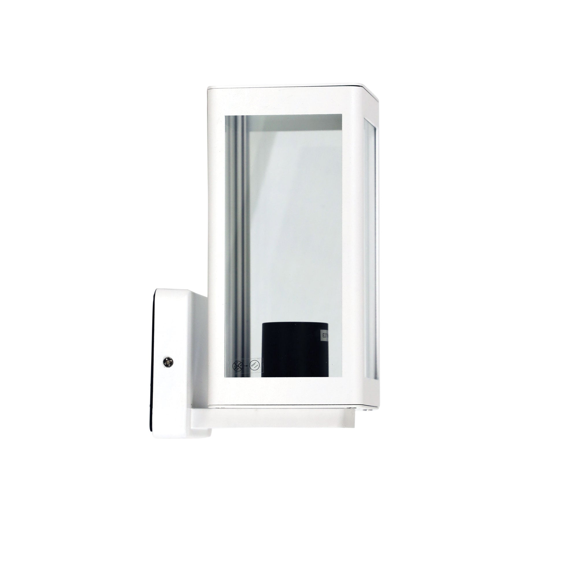 Portico White E27 IP44 Outdoor Wall Light