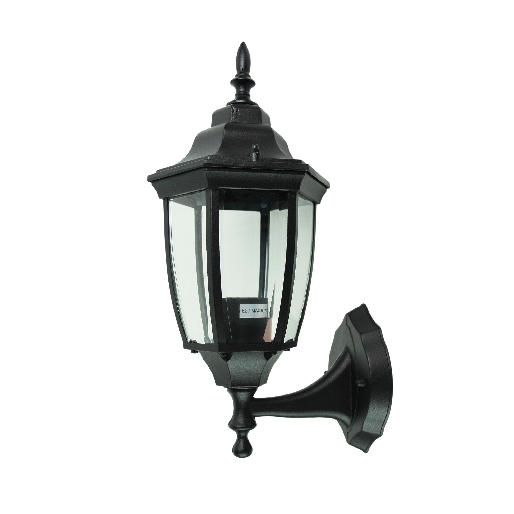Highgate Up Black Traditional Outdoor Wall Light