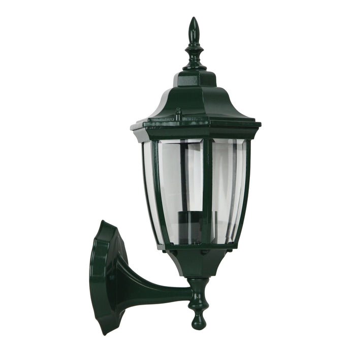 Highgate Up Green Traditional Outdoor Wall Light