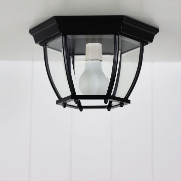 Highgate Black B22 IP20 Traditional Under Eave DIY