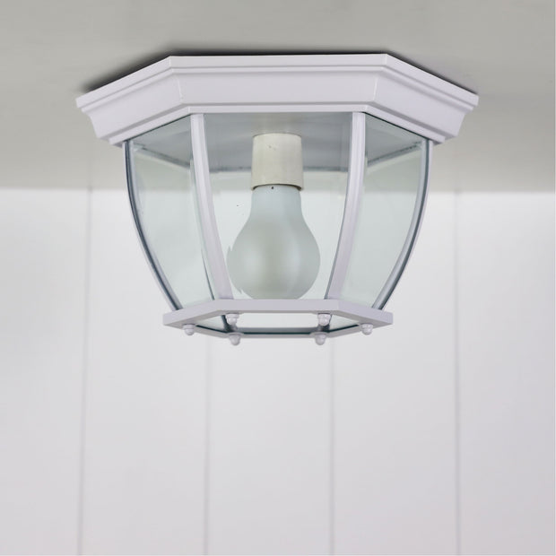 Highgate White B22 IP20 Traditional Under Eave DIY