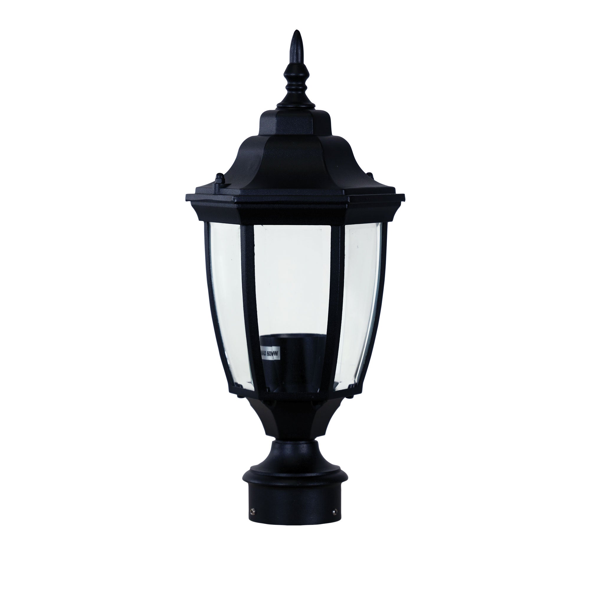 Highgate Post Top Black Suits 60mm