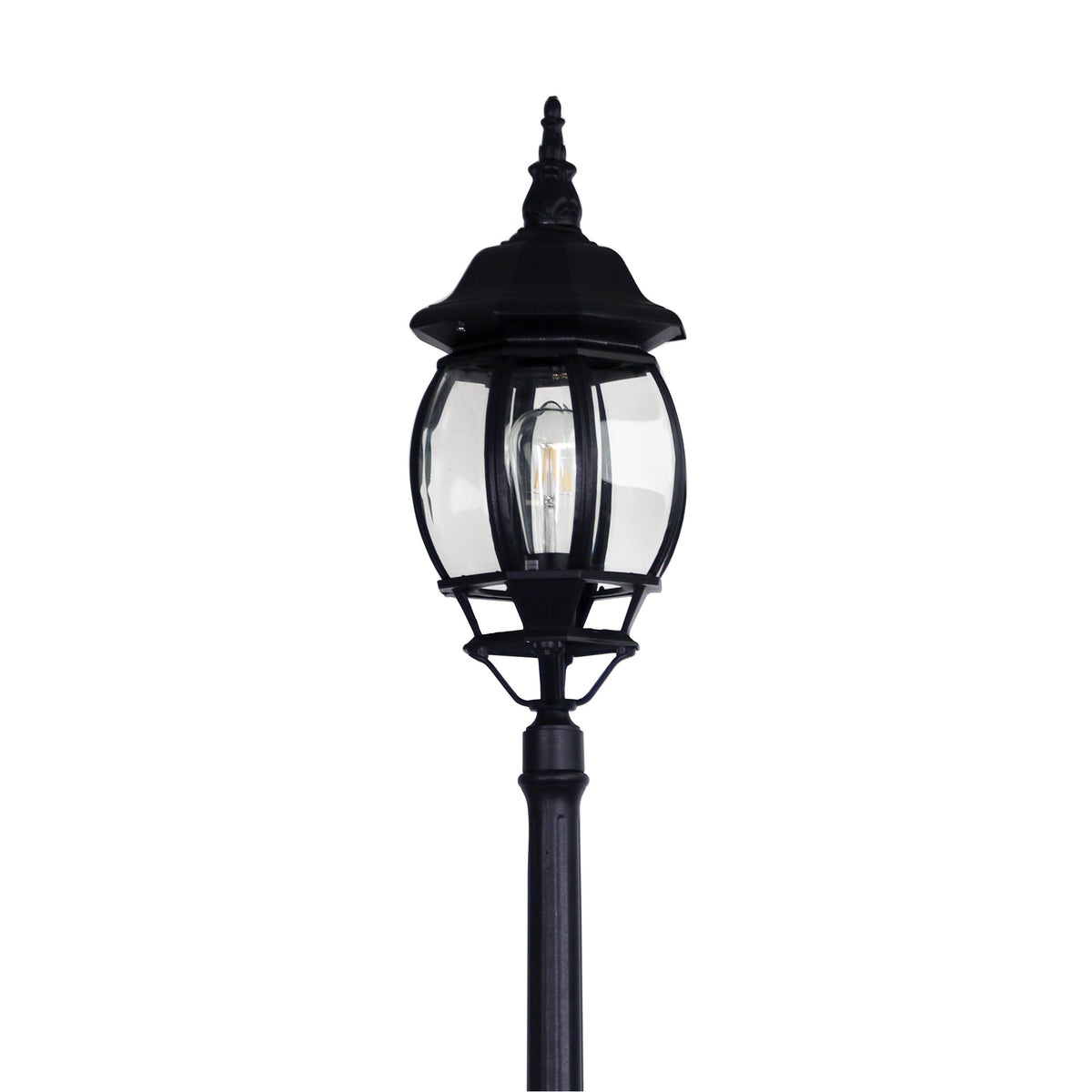 Highgate Black E27 IP44 Traditional Outdoor Post Light