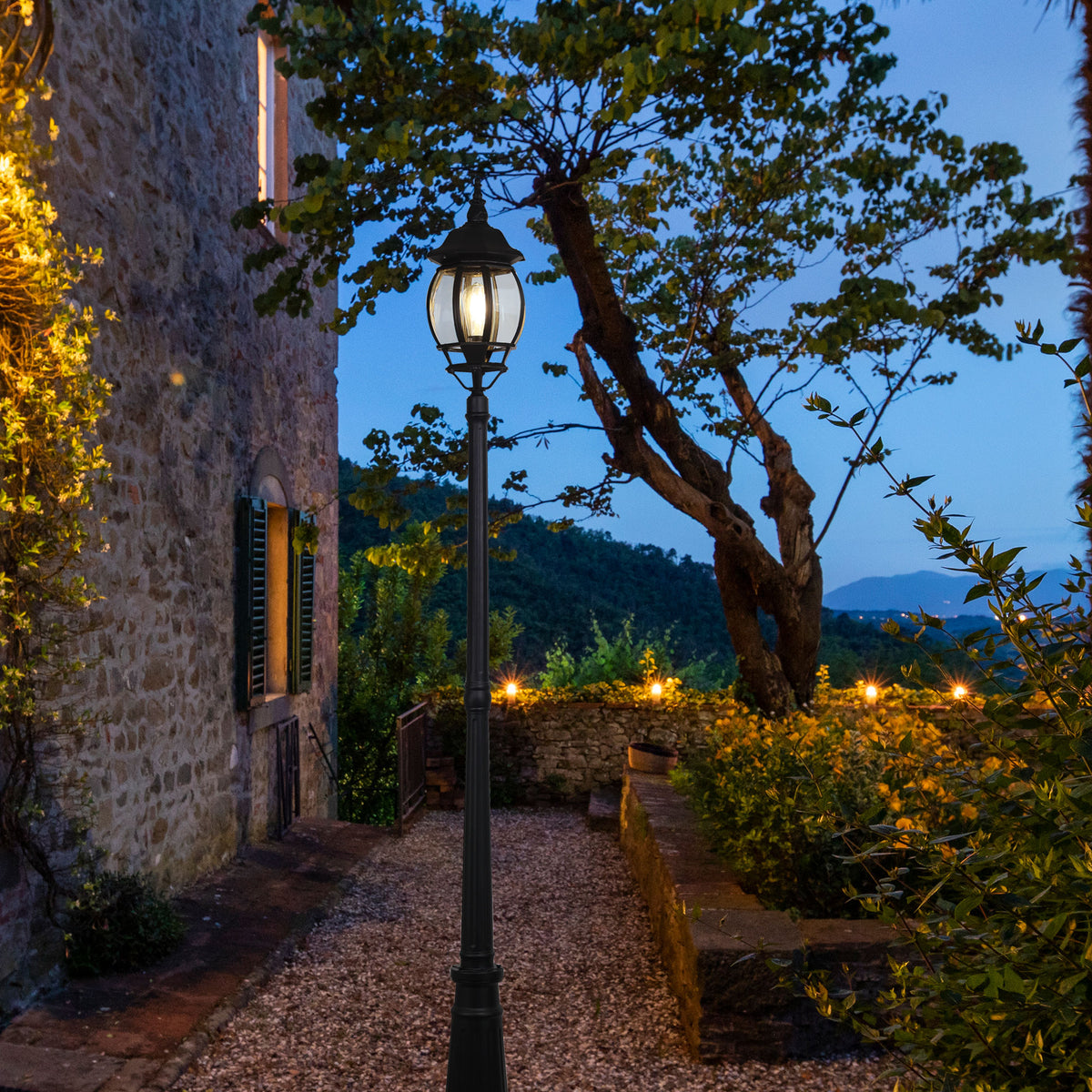 Highgate Black E27 IP44 Traditional Outdoor Post Light