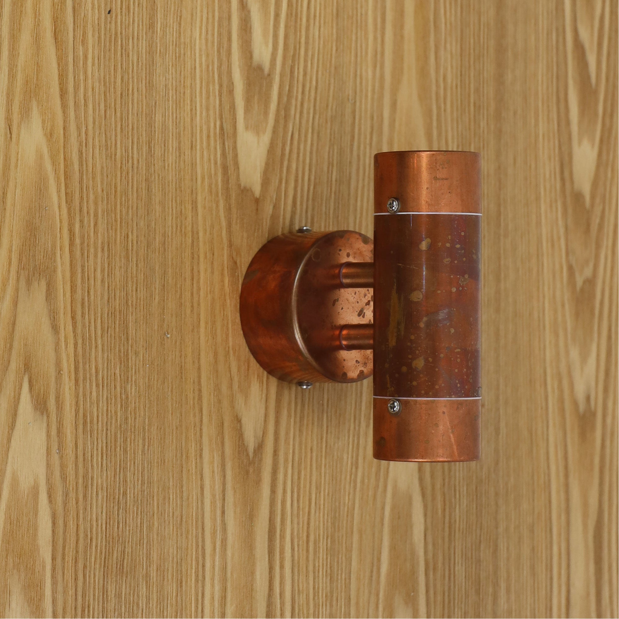 Comma Copper GU10 240V IP44 Up-Down Wall Light