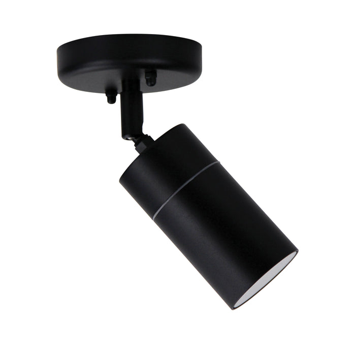 Zeta Single Black LED Ready Spotlight