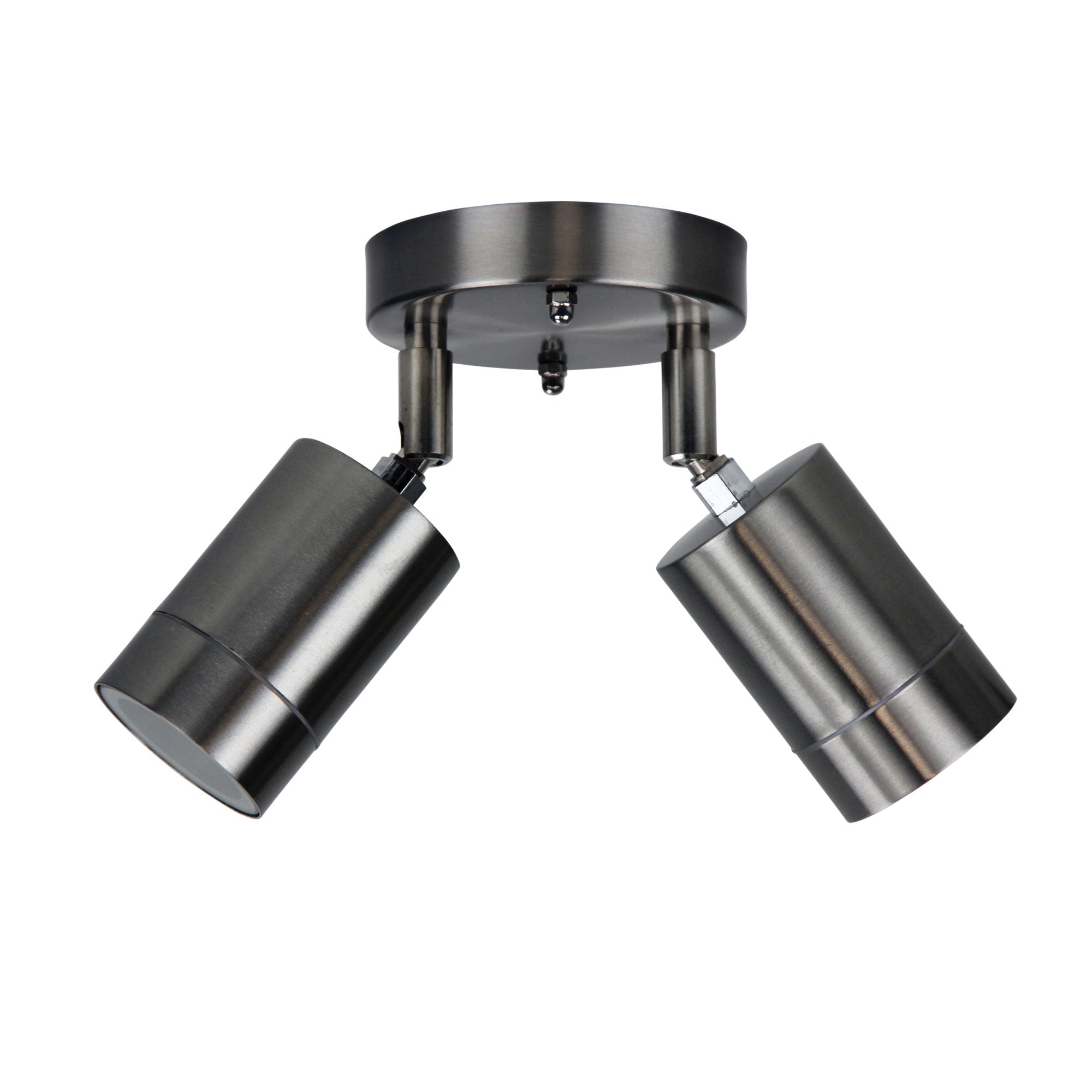 Zeta Outdoor LED Ready Twin Spotlight