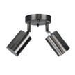 Zeta Outdoor LED Ready Twin Spotlight