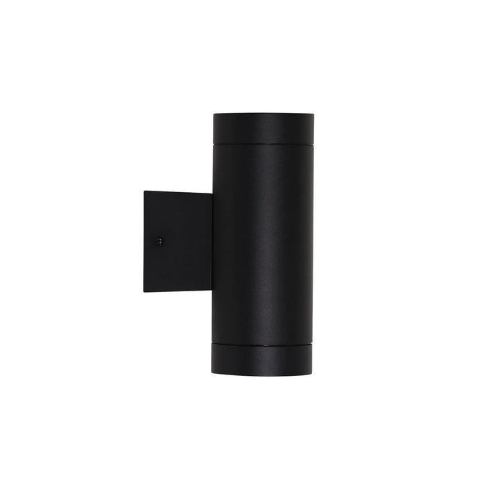 Latitude Up/Down Outdoor Wall Light in Black