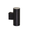 Latitude Black GU10 IP54 Up/Down Wall Light