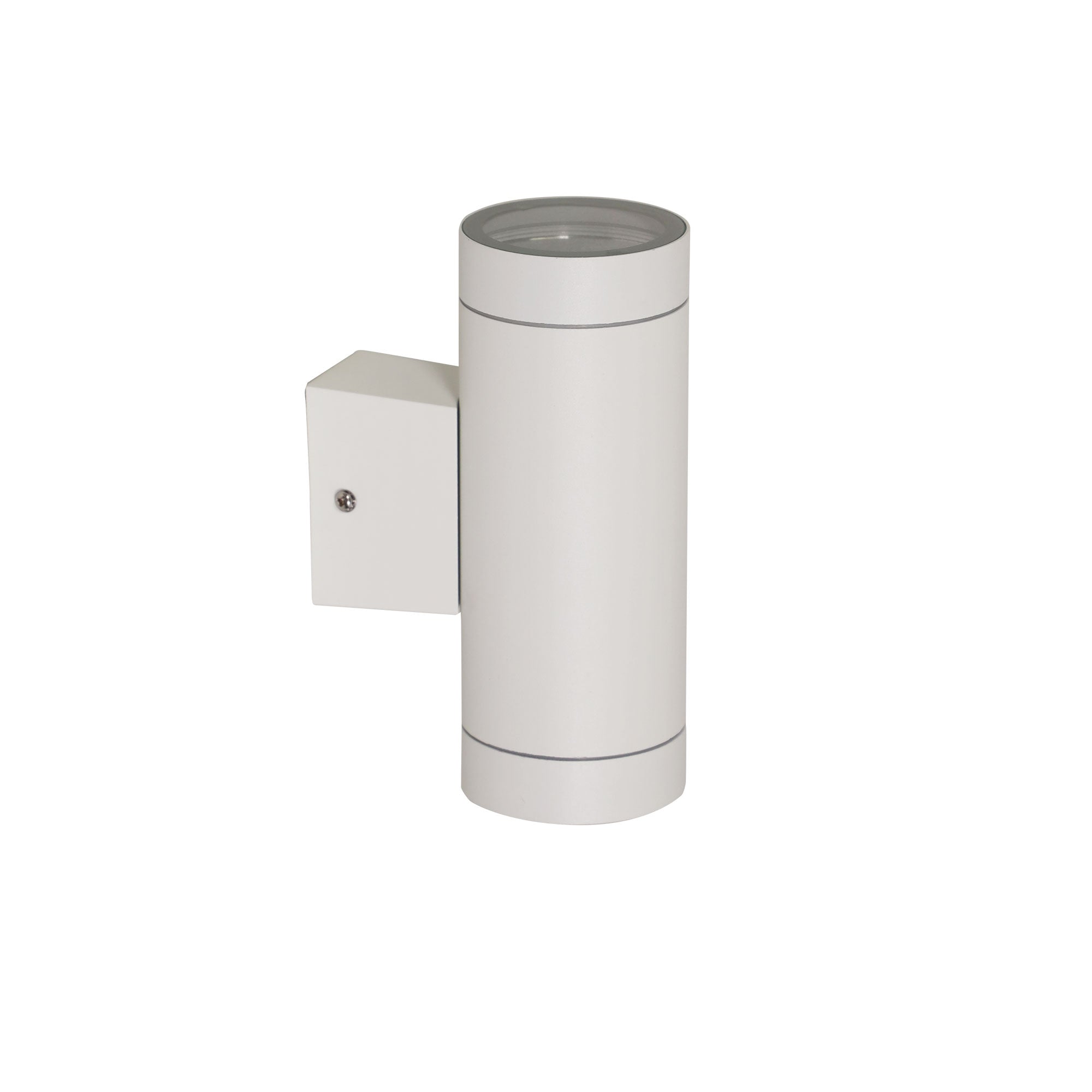 Latitude White GU10 IP54 Up/Down Wall Light
