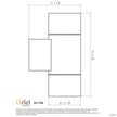 Latitude White GU10 IP54 Up/Down Wall Light