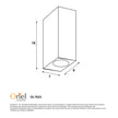 Atlas Black GU10 IP54 Up/Down Wall Light