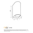 Hera White GU10 IP54 Up/Down Wall Light