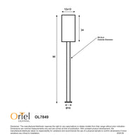 Thumbnail for Pandora Black E27 IP44 Bollard Light