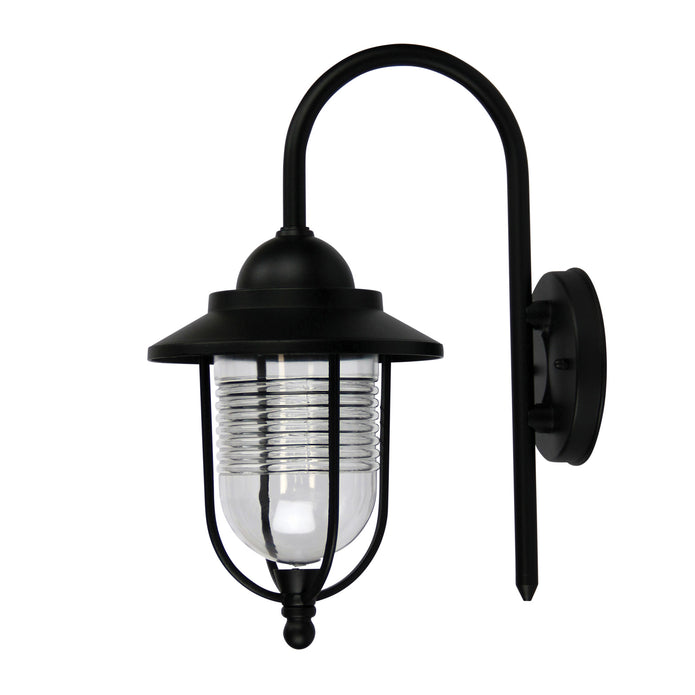 Domo Black Contemporary Coach Light