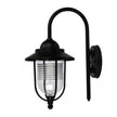 Domo Black Contemporary Coach Light