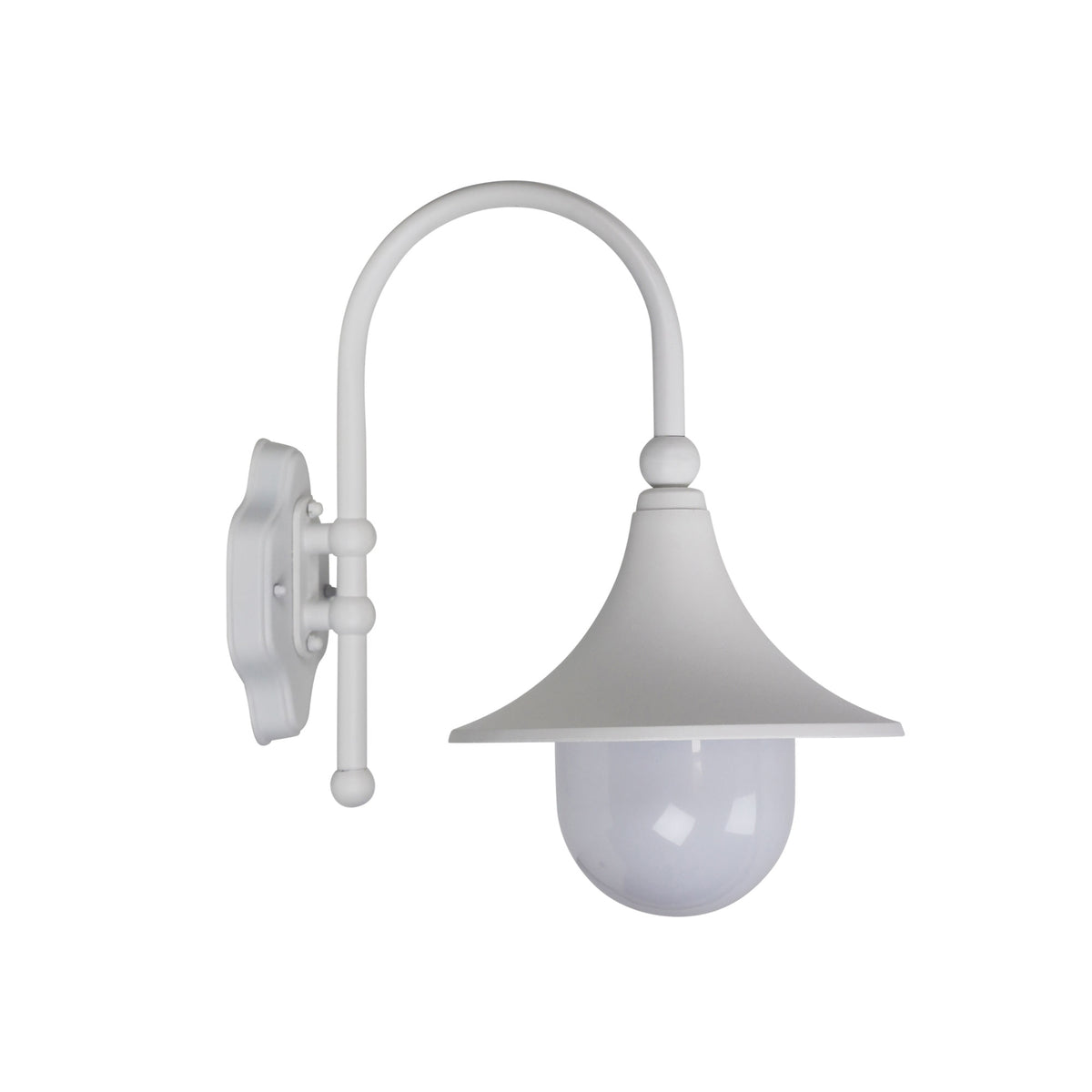 Moca White Outdoor Wall Light