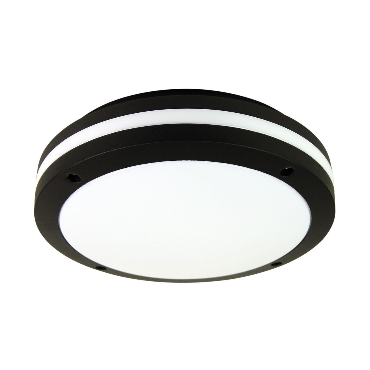 Tonato Plain E27 IP54 Outdoor Bulkhead In Black