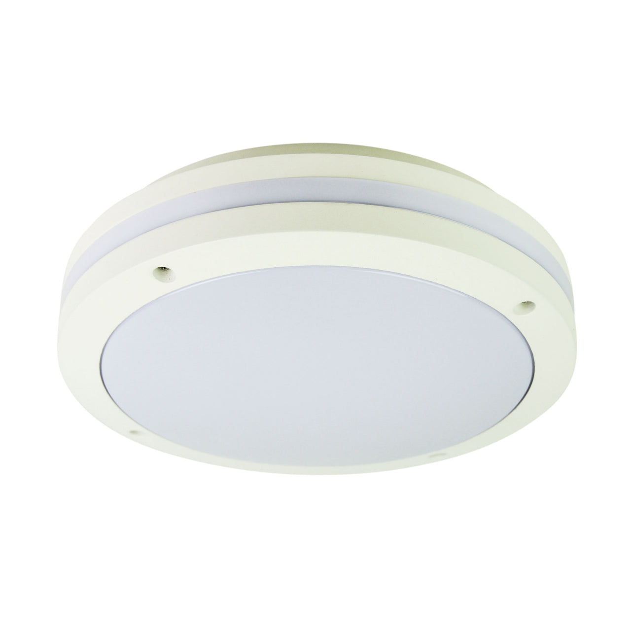 Tonato Plain E27 IP54 Outdoor Bulkhead In White