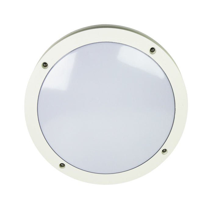 Tonato White 2 x E27 IP54 Plain Bunker