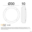 Tonato White 2 x E27 IP54 Plain Bunker