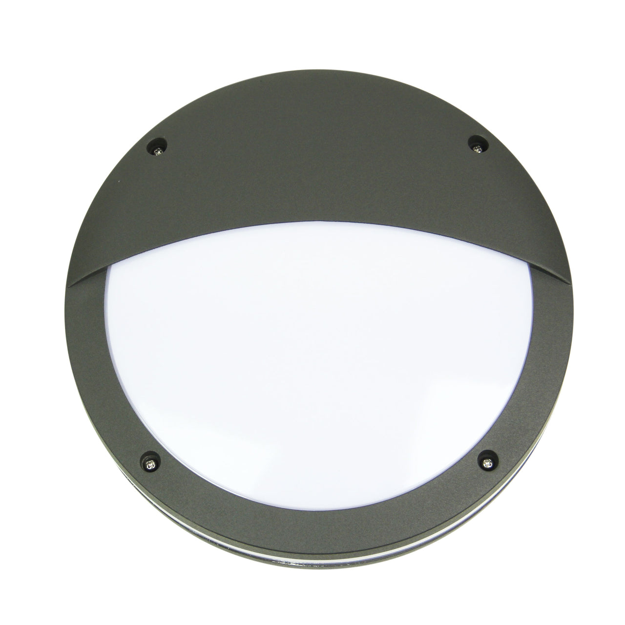 Tonato Eyelid E27 IP54 Outdoor Bulkhead In Graphite
