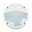 Tonato Eyelid E27 IP54 Outdoor Bulkhead In White