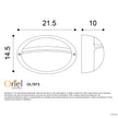 Galaxy White E27 IP54 Eyelid Bunker