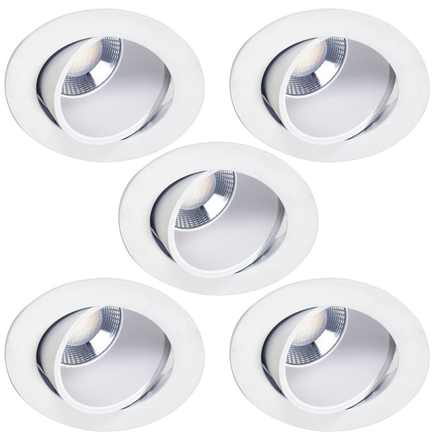 Focus 8 - 5 Pack Tricolour Gimbal LED Recessed