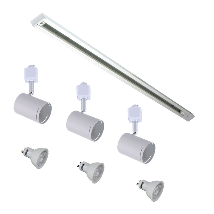 Baril White 3 Light Track Kit
