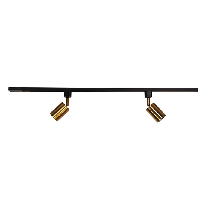 Track Kit - Bridge 2 Light Satin Brass