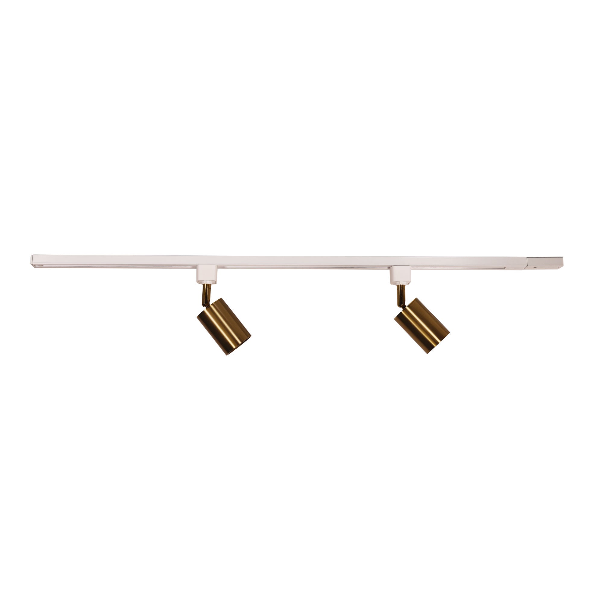 Bridge 2 Track White + Brass 2LT Kit Satin