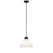 Pleat Frosted Pleated Glass Pendant
