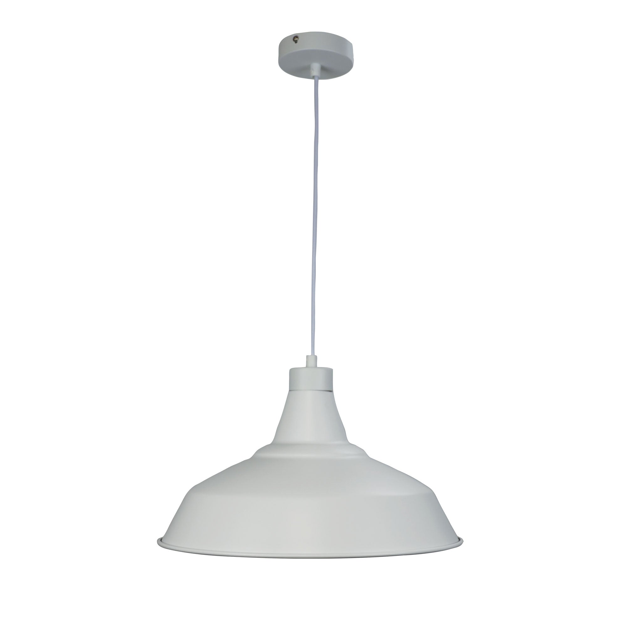 Warehouser.39 White Industrial Style Pendant Light