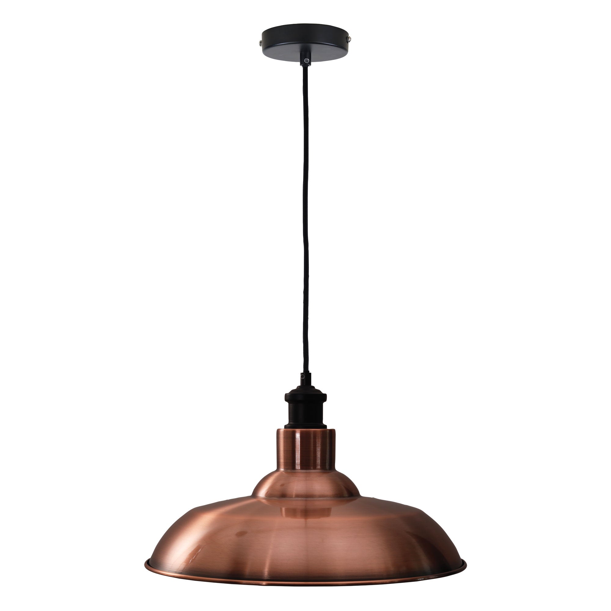 Slater Copper Industrial Style Pendant Light