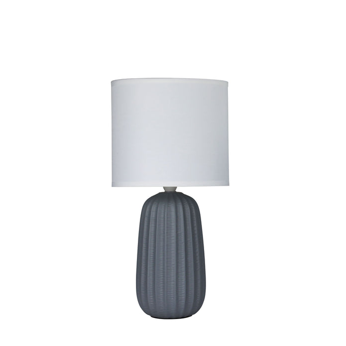Benjy 20 Grey Ceramic Table Lamp